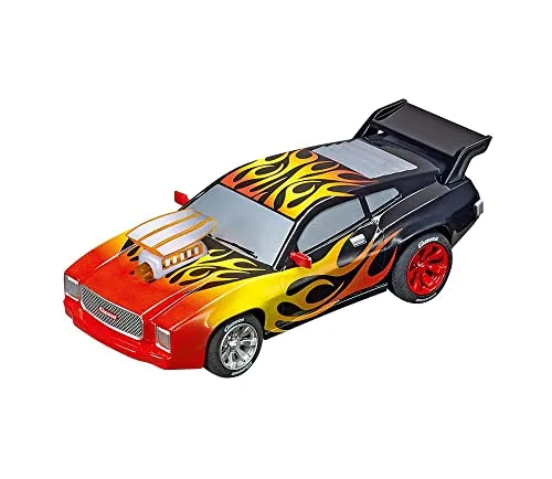 Carrera Go!!! 64159 Muscle Car - Flammendesign - Slotcar im Maßstab 1:43 mit beeindruckendem Flammendesign, ideal für spannende Autorennen und Sammler.