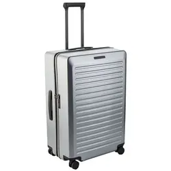 PORSCHE DESIGN Voyager Trolley L - Wasserabweisender Trolley in Silber - Reisekoffer & Trolleys, Hartschalen-Trolley mit über 60 L Kapazität, wasserabstoßend und verstellbar für optimalen Komfort.
