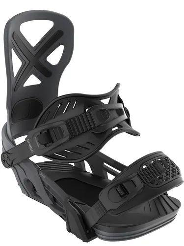 BENT METAL ANVIL Bindung 2026 white/grey - M - Leichte und reaktionsfreudige Snowboard-Bindung für Freestyler. Ideal für kraftvolle Sprünge und präzise Landungen. Flexibilität 6/10 für optimalen Fahrspaß.