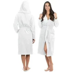 Liebenstein Sauna Bademantel Damen M - Flauschig und Elegant - Bademantel aus 100% samtweicher Baumwolle, extrem voluminös und ideal für entspannte Sauna-Tage oder Wellness zu Hause.