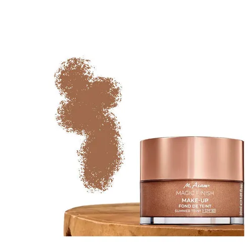 M. Asam Magic Finish Summer Teint - 4-in-1 Primer, Make up, Puder Concealer, perfektioniert gebräunte Haut mit LSF 30, vegan und ideal für den Sommer