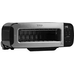Ninja Foodi 3-in-1 Toaster - Elektrogrill, Panini-Presse mit Flip-Design, 7 Kochfunktionen und 7 Toastlinien, platzsparend und vielseitig