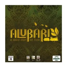 Alubari: Das Tee-Abenteuer - Gesellschaftsspiel für bis zu 5 Spieler, erlebe die Gründung der Teegärten in Darjeeling und meistere strategische Herausforderungen in diesem fesselnden Spiel.