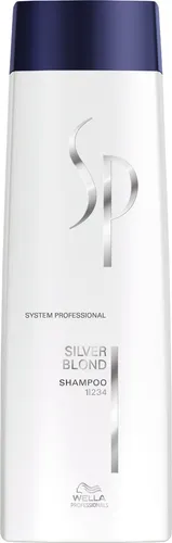 System Professional Silver Blond Shampoo - Shampoo für blondes und graues Haar, neutralisiert Gelbtöne und sorgt für brillanten Glanz und geschmeidige Haarstruktur.