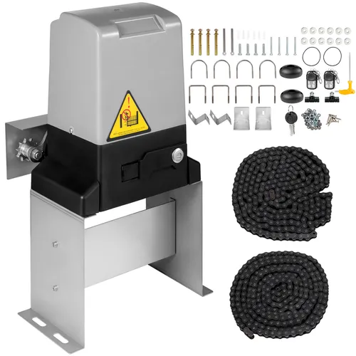 VEVOR Schiebetorantrieb 550W - Antriebe für Schiebetore bis 3300 lbs, leise mit nur < 56 dB und Fernbedienung bis 70 m Reichweite, ideal für komfortables und sicheres Öffnen.