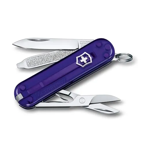 Victorinox Classic SD 7 Funktionen Taschenmesser - Kompaktes Schweizer Taschenmesser mit 7 Funktionen, ideal für Alltagsaufgaben. Erhältlich in bunten Farben, vereint Funktionalität und Stil.
