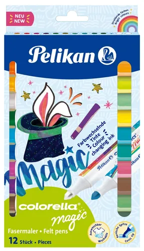 Pelikan Fasermaler colorella magic 12er Kartonetui