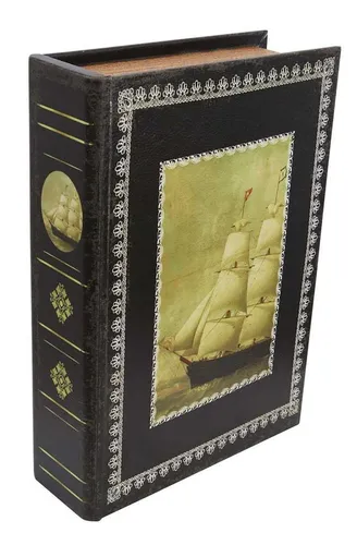 Aubaho Dekoobjekt Schlüsselkasten Boot Schlüsselschrank Antik-Stil Schiff Schlüsselbrett