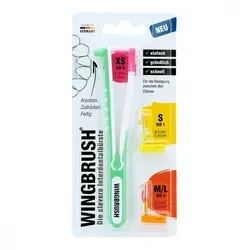 Wingbrush Starter-set Interdentalbürste 3 Bürsten