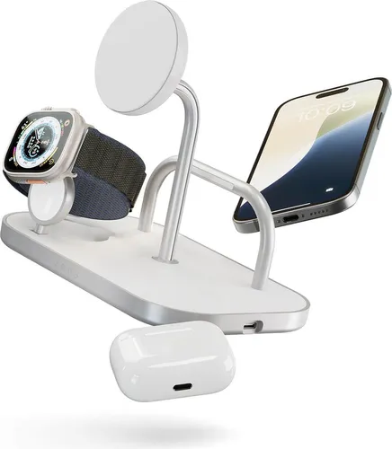 Zens 4-in-1 Wireless Charger (65 W) - Multimedia & Peripherie: Schnelles Laden von bis zu 4 Geräten gleichzeitig, ideal für den modernen Alltag.
