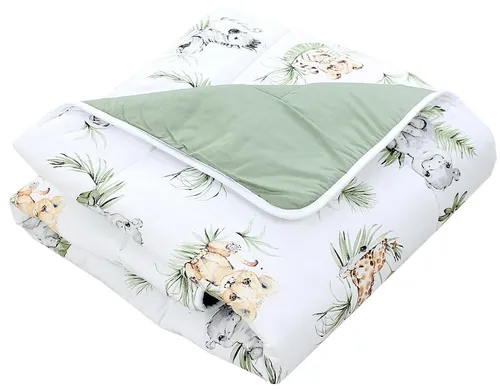 TupTam Spielmatte - Große Krabbeldecke 120 x 120 cm - Spielmatte für Babys und Kleinkinder in Safari-Löwen-Design, ideal für sicheres Spielen und Krabbeln unter Aufsicht. Perfekt für drinnen und draußen!