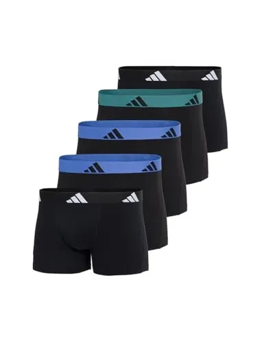adidas Sportswear Retro Boxer 5er Pack - Herrenunterhosen, atmungsaktive Baumwollqualität für hohen Tragekomfort, ideal für den täglichen Gebrauch.