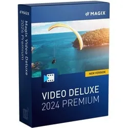 MAGIX Video Deluxe 2024 Premium - Multimedia-Software mit über 1.500 Effekten und schneller Videobearbeitung dank Unterstützung für Intel, NVIDIA und AMD. Ideal für kreative Projekte und professionelle Ergebnisse.