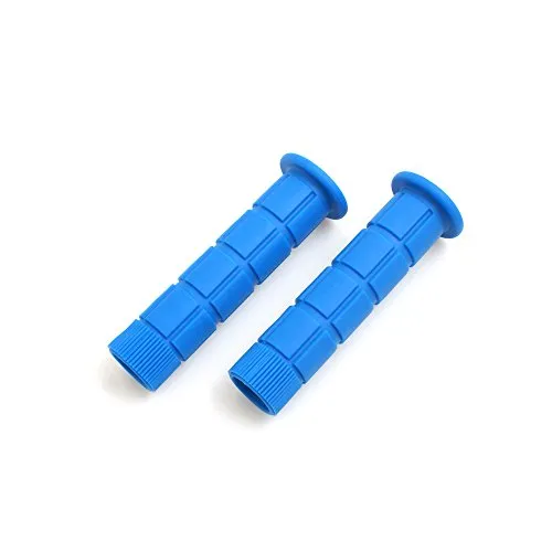 System-S Gummi Fahrradgriffe Fahrradgriff Lenker Griffe Lenkergriffe Griff für Fahrrad Rad BMX MTB in Blau