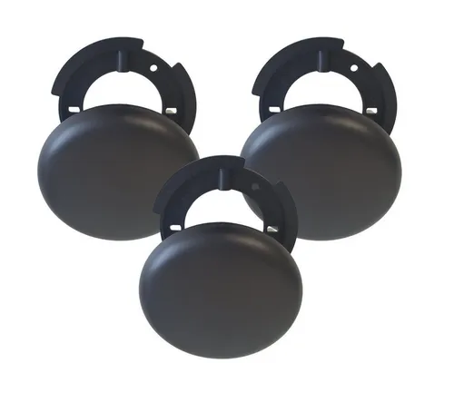 Lichthandel Hoch Lampen-Verteiler Verteilerdose Aufputz Verteilerdose Deckendose Baldachin Deckenrosette, Diese Abbdeckdose, verdeckt den Deckenauslass für die Zuleitung.