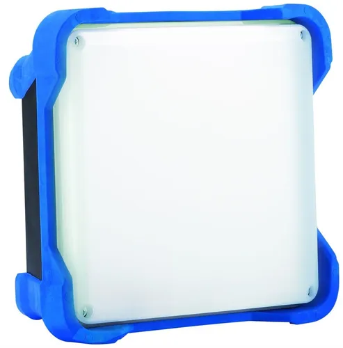 HEDI Baustrahler LEDCUBE 4.920 Lumen - Strahler für Arbeitsbeleuchtung mit 4.920 Lumen, IP54 Spritzwasserschutz und flexiblem 5-stufig einstellbarem Standfuß für optimale Lichtpositionierung. Ideal für Baustellen und Werkstätten.