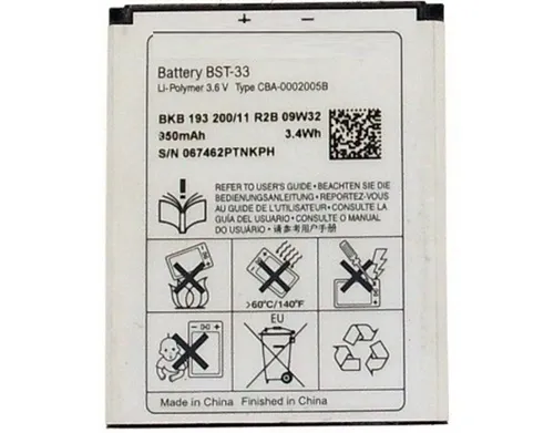 Akku für Sony Ericsson BST-33 C901 K800i K810i W880i W890i Aino K530 C702 P990i