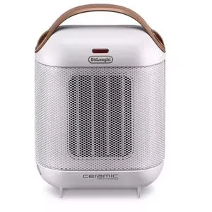 DeLonghi Heizlüfter HFX30C18.IW Capsule 1800 Watt - Kompakter Heizlüfter in Ivory White mit Keramik-Heizelement, Frostschutzfunktion und Kippsicherung. Ideal als Zusatzheizung und auch als Ventilator für kühle Brisen im Sommer.