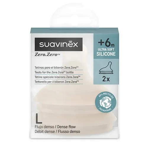Zero Zero Tettarella Flusso Denso L Light Nude Suavinex 2 Pezzi
