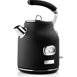 Westinghouse Wasserkocher Retro (1.70 l) (WKWK148BK) - Klassischer Wasserkocher im Retro-Design, 1,7 l Fassungsvermögen und schnelles Erhitzen für stilvolles Kochen in der Küche.