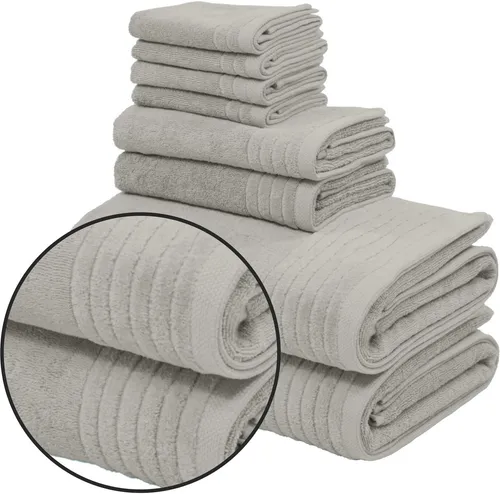 OTTO home Handtuch Set Sanremo Premium, Premium Handtücher, 600 gr/m², dicke Qualität, Frottier (Set, 8-St), Duschtücher, Handtücher, Seiftücher, 100% Baumwolle, 5 Jahre Garantie