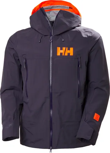 Helly Hansen Sogn Shell 2.0 Jacket - Black Grape (660) M - Herren Skijacken mit HELLY TECH PROFESSIONAL Technologie für optimalen Nässe- und Wetterschutz. Ideal für Freeriding-Abenteuer und ausgestattet mit RECCO Advanced Rescue-System für zusätzliche Sicherheit.