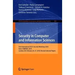 Security in Computer and Information Sciences Workshop 2018 - Belletristik über innovative Sicherheitslösungen, präsentiert von führenden Experten auf dem Euro-CYBERSEC 2018 in London.