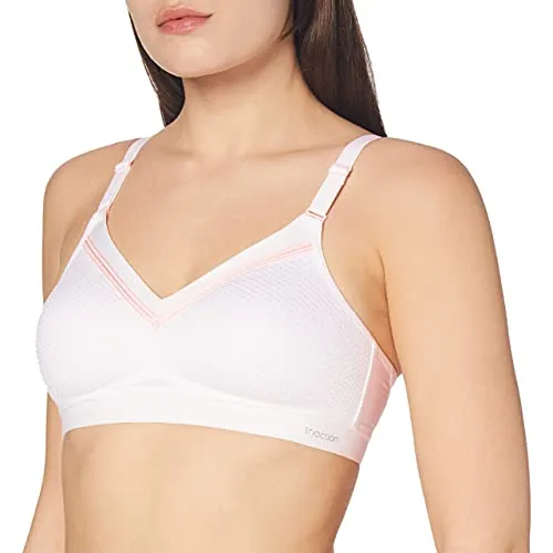 Triumph Triaction Free Motion N BH Weiß D 95 Damen - Funktionsunterwäsche mit perfektem Komfort und optimalem Halt - ideal für hoch- und mittlere Intensität beim Training. Atmungsaktives Material hält die Haut trocken und sorgt für volle Bewegungsfreiheit.