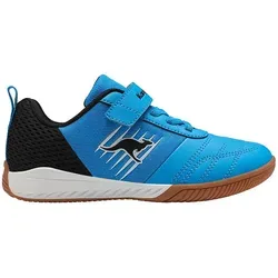 KangaROOS Sport Schnürschuh aus Synthetik/Mesh in Blau, 31 EU - Sneaker mit atmungsaktivem Synthetik/Mesh-Obermaterial und herausnehmbarer Ortholitedecksohle für optimalen Komfort und Unterstützung.