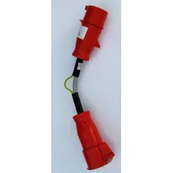 HT Instruments Differenzstromadapter CEE 16A - CEE 16A Adapter für präzise Schutzleiterstrommessung, ideal für 3-Phasen-Systeme. Mit 5-poliger Ausführung und herausgeführter Schutzleiterschleife für maximale Sicherheit.