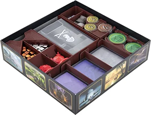 Feldherr Organizer für 7 Wonders Duel - Perfekte Ordnung für dein Spiel - Gesellschaftsspiele: Der Feldherr Organizer bietet Platz für Grundspiel und Erweiterungen, sorgt für schnellen Zugriff und hält dein Spielmaterial optimal sortiert.