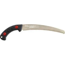Silky Zübat Professional 270mm Baumsäge - Effiziente Astsäge mit gebogenem Sägeblatt - Gartenwerkzeuge: Professionelle Handsäge mit patentierter 'MIRAI-ME' Verzahnung für glatte Schnitte und hohen Komfort, ideal für Baumpfleger.