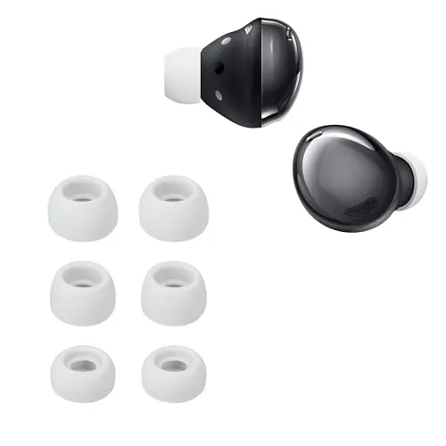 kwmobile 6X Polster kompatibel mit Samsung Galaxy Buds Pro - 3 Größen - Silikon Ohrstöpsel In-Ear Kopfhörer