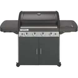 Campingaz 4 Series Classic LS Plus D DualGas - Schwarz - Grill für 16 Personen mit Dual Gas-Funktion (Erdgas/LPG) und InstaClean®-System für einfache Reinigung. Ideal für gesellige Grillabende und vielseitige Kochmöglichkeiten.
