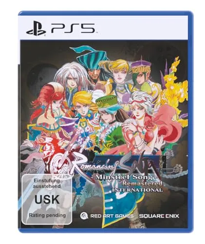 Romancing SaGa - Minstrel Song Remastered International für PS5 - Erlebe das epische Rollenspiel auf Blu-ray für die PS5. Tauche ein in eine fesselnde Welt voller Abenteuer und Charaktere, geeignet für Spieler ab 12 Jahren.