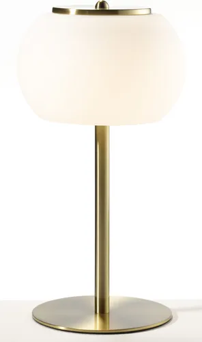 casa NOVA Tischleuchte HILDA - Elegante Klemmleuchte in Gold - Klassische Tischleuchten mit modernem Design, inklusive energieeffizientem LED-Leuchtmittel für angenehmes Licht und stilvolles Flair in jedem Raum.