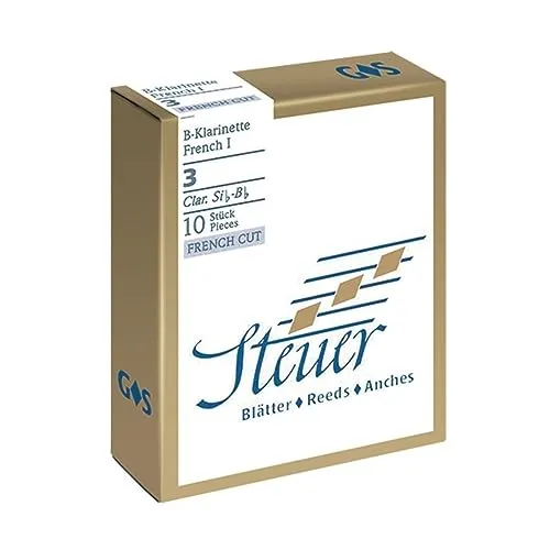 Steuer Esser Solo White Line 2,5 B-Klarinette Böhm 10er Pack - Blätter - Instrumentenzubehör, hochwertige Blätter für präzisen Klang und optimale Spielbarkeit.