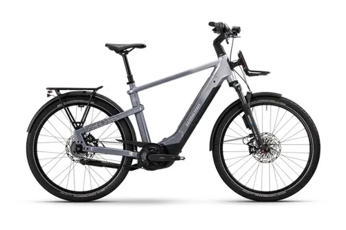 Winora Yakun R5 Pro ABS High 2025 - E-Bike mit Bosch Performance CX Antrieb und 800 Wh Batterie, bietet höchste Leistung und Sicherheit dank integriertem Bosch E-Bike ABS für stabile Bremsen.