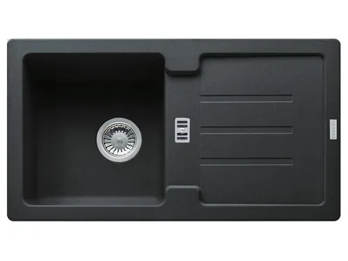 Franke Strata STG 614-78 Onyx Granit-Spüle - Elegante Einbau-Küchenspüle aus robustem Granit mit praktischer Abtropffläche, ideal für moderne Küchen und eine perfekte Ergänzung für Ihre Sanitäranlagen.