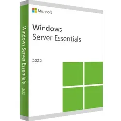 Windows Server 2022 Essentials | Dauerlizenz für 25 User + 50 Device CALs - Betriebssystem für kleine Unternehmen, bietet zentrale Datenverwaltung, umfangreiche Sicherheitsfunktionen und einfache Cloud-Integration für effizientes IT-Management.
