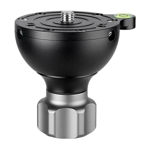 LEOFOTO YB-75SP Nivelliereinrichtung - Stativköpfe für 75 mm Schüssel-Videostative, aus robuster Aluminiumlegierung mit Gummigriff, ideal für präzise Nivellierung und vielseitige Nutzung.