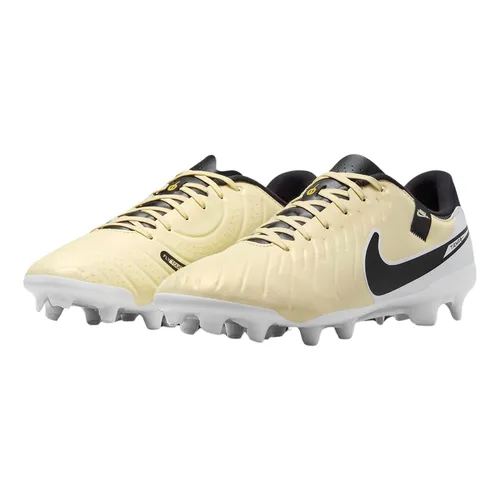 Nike Tiempo Legend 10 Academy FG/MG - beige - Fußballschuhe mit FlyTouch Lite-Leder für optimalen Tragekomfort und perfekte Ballkontrolle bei jedem Wetter. Ideal für alle Positionen auf dem Spielfeld.
