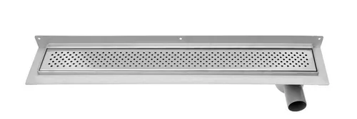 Aqualine Ablaufgarnitur KROKUS Edelstahl Bodenrinne 760mm - Hochwertige Wandhängende Duschrinne aus Edelstahl, ideal für eine moderne Badgestaltung. Mit einem Durchfluss von 48 l/min und einfacher Montage überzeugt sie durch Funktionalität und ansprechendes Design.