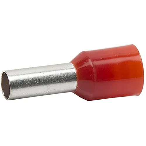 Isolierte Aderendhülse 10 mm² rot, Inhalt 25 Stück  Aderendhülse