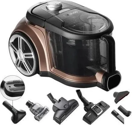 Konzept 4A RADICAL Pet Expert VP5240n - Beutelloser Staubsauger für Haustierbesitzer, leise mit nur 72 dB und hocheffizientem 800 W ECO-Motor. Ideal für Hartböden und Teppiche, mit auswaschbarem HEPA-Filter für Allergiker.