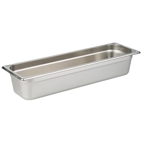 APS 81804 GN 2/4 Edelstahl Behälter, 53 x 16.2 x 10 cm 5.6 ltr.