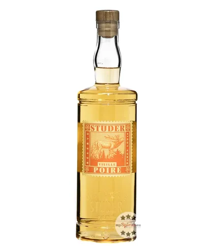 Studer Vieille Poire Williams-Schnaps Réserve Baron Louis - Aromatischer Williams-Birnenschnaps mit harmonischem Geschmack. Ideal für gesellige Anlässe und besondere Momente. Jetzt bei mySpirits entdecken!