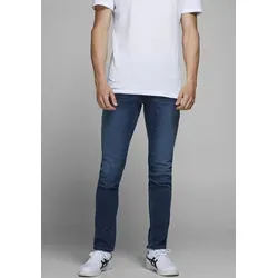 JACK & JONES Male Slim Fit Jeans JJIGLENN JJORIGINAL CB 812 NOOS - Slim Fit Jeans mit niedriger Taille, aus 50% Baumwolle und 20% recycelter Baumwolle für nachhaltigen Style und hohen Tragekomfort.