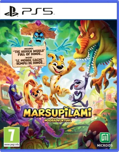 Marsupilami: Hoobadventure - Sony PlayStation 5 - Plattformspiel für PS5 mit farbenfrohen Grafiken und einem unterhaltsamen Abenteuer für die ganze Familie, geeignet ab PEGI 7.