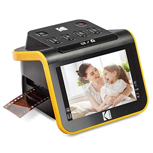 Kodak Slide-n-Scan Digitaler Filmscanner (RODFS50) - Foto-, Dia- und Filmscanner mit einer maximalen Auflösung von 4320x3252 DPI, ideal zum Digitalisieren von Erinnerungen in hoher Qualität.
